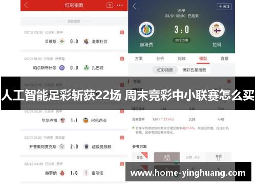 人工智能足彩斩获22场 周末竞彩中小联赛怎么买